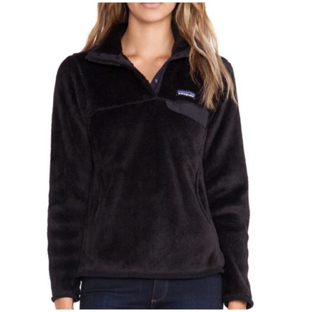 Patagonia Sweater Black Re-Tool Snap-T
Fleece Pullover